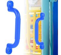 Escalada Juguete Columpio Accesorios, Asas de Seguridad para Parques Infantiles 2 uds Empuñaduras de Seguridad para Niños Interiores Exteriores para Juegos, MarcoEscalada, Casa Juegos árboles(Azul)