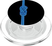 Escalada Vela Figura Ocho Nudos Montañismo Cuerda Azul PopSockets PopGrip para MagSafe