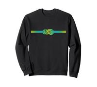 Escalada Vela Figura Ocho Nudos Montañismo Cuerda Verde Sudadera