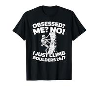 Escalador Boulder Muro Escalada - Bulder Bouldering Camiseta