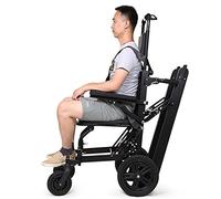 Escalador de escaleras eléctrico Silla de ruedas para subir escaleras con orugas Silla elevadora de escaleras para pacientes Sillas de ruedas Silla plegable de evacuación de emergencia Camil