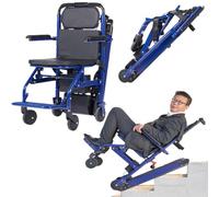 Escalador De Escaleras EléCtrico Sillas de ruedas eléctricas con orugas para escaleras, salvaescaleras para personas mayores, silla de ruedas eléctrica plegable y ligera, andador con motor d