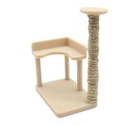 Escalador de gato en miniatura para casa de árbol de gato retro, decoración escénica hecha a mano para paisaje de casa de, muebles a pequeña escala para crear escenas