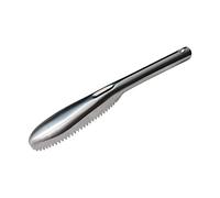 Escalador de pescado, removedor de pescado de acero inoxidable 304, herramienta descalcificador de pescado de diente de sierra para cocina familiar, mercados de mariscos