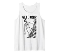 Escalador Escalador Esqueleto Get A Grip Escaladores Halloween Camiseta sin Mangas