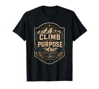 Escalar con propósito Cristiano Senderismo Isaías 4031 Camiseta
