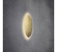 Escale Blade aplique LED, pan de oro, Ø 44 cm