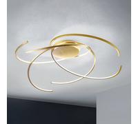 Escale Space - lámpara LED de techo 80 cm pan oro