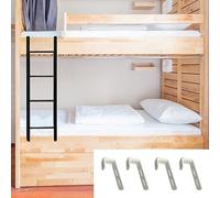 Escalera ajustable de metal para litera de 4/5 escalones para apartamentos y caravanas, 440 libras con Hoo, perfecta para literas individuales