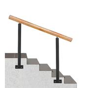 Escalera ajustable para exteriores de 1 a 4 escalones, 85 cm de altura, ideal para escaleras de hormigón y madera, barandilla de seguridad para un fácil acceso y apoyo