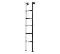 Escalera Ajustable para litera/Escalera Colgante para Dormitorio, Escalera Corta de Metal para Cama Individual con 4 Ganchos, Escalera Infantil para Subir a la Escuela o residencia estudiant