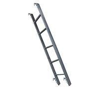 Escalera ajustable para litera, resistente, capacidad de 220 libras, ajuste universal para campistas y espacios estrechos, uso en interiores y exteriores