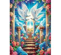 Escalera al Cielo Puzzle 1000 Piezas Cartón Blanco Premium para Expertos Cuentos de Hadas de Animales y Plantas Eventos Team Building Ejercita La Mente Hobby Y Ocio 1000 PCS