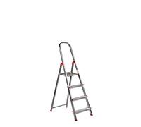 Escalera Aluminio Rolser Unica 4 Peldaños. Certificada según Norma Europea EN-131 para Uso doméstico y Profesional.