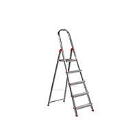Escalera Aluminio Rolser Unica 5 Peldaños. Certificada según Norma Europea EN-131 para Uso doméstico y Profesional.