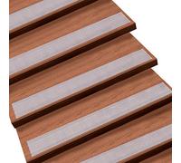 Escalera Antideslizante, Queta Franja Antideslizante para Escaleras Franja Antideslizante Transparente Alfombrillas Antideslizantes, Paquete de 15, 10 cm x 60 cm