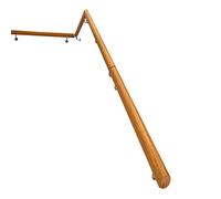 Escalera Banister Barandilla de Madera -20Ft Kit Completo, Corredor Escalera Barandillas Soporte Varilla Pared Escalera Agarre Bar Kit/540Cm/18Ft