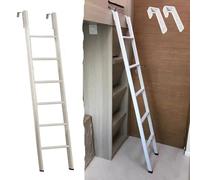 Escalera Cama Litera Escalera Litera Doble Que Ahorra Espacio, Escaleras Laterales Ajustables 130 135 140 145 160 170cm, Escaleras Literas Autocaravanas Alfombrillas Antideslizantes(175cm/69")