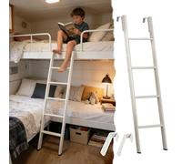 Escalera Cama Litera Litera Doble Sobre Cama Matrimonial Escalera Extraíble con Ganchos, Escaleras Seguridad para Literas (Adultos Y Niños) Para Caravanas, Dormitorios, Casas, Lofts(116cm/45")