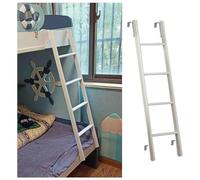 Escalera Colgante Blanca para literas, Escalera de Camping de Metal con Ganchos Ajustables para dormitorios, Capacidad de Carga 150 kg (330 LB) (tamaño: 150 cm)