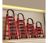 Escalera de 3/4/5 peldaños con Bandeja for Herramientas y asa, Plegable Multiusos, Taburete portátil Ancho Antideslizante, Acero al Carbono (1 Unidad)(3 Step)