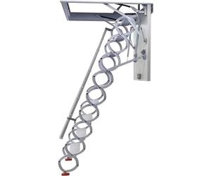 Escalera de acceso al ático Concertina Loft de aleación, escalera eléctrica con control remoto, escalera telescópica plegable invisible