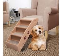 Escalera de acceso al sofá para perros color Beige