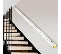 Escalera de acrílico transparente - Barra de seguridad para interiores y exteriores para escalones - Ideal para niños mayores y discapacitados - Durable ils para jardín y uso doméstico