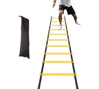 Escalera de agilidad | Entrenador de agilidad - Equipo de entrenamiento de pies con bolsa de almacenamiento para fútbol, baloncesto, tenis, hockey, bádminton