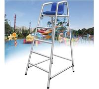 Escalera de alberca, escalera de rescate elevada desmontable para playas, junto al lago, muelles de patio trasero y uso junto a la piscina