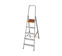 Escalera de Aluminio 7 Pasos Escalera Plegable Ligero Y Profesional 150KG