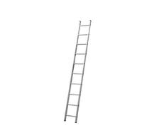 Escalera de Aluminio A Un Elemento 8 Pasos H 227 CM Clavijas A Sección Plaza