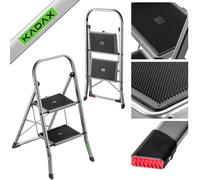 Escalera de aluminio KADAX con capacidad de carga de hasta 150 kg, con...