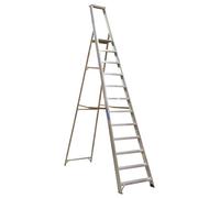 Escalera De Aluminio Sealey AXL12 De 12 Peldaños Industrial BS 2037/1