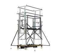 Escalera de andamio Electric scaffolding lift mobile folding lifting platform Andamios móviles sobre ruedas(6M)