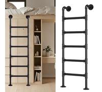 Escalera de ático montada en la pared resistente para un fácil acceso, ideal para soluciones de escape de emergencia y sótano