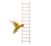Escalera de aves, accesorios de jaula perchas de escalada, escalera de ejercicios con gancho giratorio de 360 °, diseño duradero y seguro de mascotas, ideal para periquitos, loros, cacatúas, tortoli