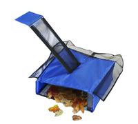 Escalera de cesta flotante, rampa de mantenimiento de piscina, 27.95 x 12.99 x 4.72 pulgadas, atrapador de hojas con escalón de malla, tela resistente, escape de vida silvestre, herramienta de