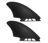 Escalera de cola para tabla de surf, juego de aletas de cola de tabla de surf, aletas flexibles de PVC, aletas de lavabo de surf, aletas de repuesto compactas resistentes a la abrasión