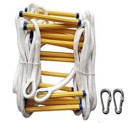 Escalera de cuerda, Escalera de cuerda contra incendios, escalera escape ignífuga, rescate, multiusos, emergencia 35 m(35m(115ft))