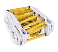 Escalera de cuerda, Escalera de emergencia contra incendios, cuerda seguridad, escalera escape resistente al fuego, colgante for ventana, 25 m/82 pies(45m/147ft)