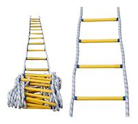 Escalera de Cuerda, Escalera de Emergencia contra Incendios, Resistente al Fuego, para emergencias, Trabajo, 5 m/16 pies (8 m/26 pies)