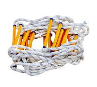 Escalera de cuerda, Escalera de seguridad, escalera cuerda emergencia, escape incendios, ventana jardín, escaleras // 13.12 pies(6m/19.68ft)