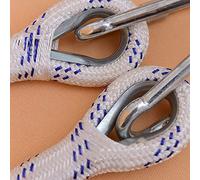 Escalera de Cuerda, Escalera de Seguridad, Escalera de Emergencia para niños y Adultos Desde Ventanas y Balcones, Escalera de Incendios portátil de 5 m (12 m)