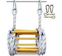 Escalera de Cuerda, escaleras de Escape contra Incendios, Escalera de Escape contra Incendios Antideslizante, Escalera de Rescate Plegable de Emergencia, Escalera de Cuerda de resc