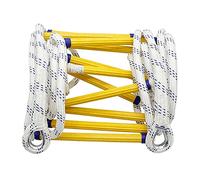Escalera de Cuerda ignífuga para Escapes: Esta Escalera de Emergencia, Resistente al Fuego y Utilizada para evacuaciones rápidas, es una Herramienta Ideal para Escapar de Forma Segura en Hog