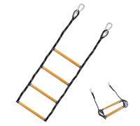 Escalera de Cuerda para Barcos,Escalón de Evacuación Náutico - Accesorios Portátiles De Escalada para Lanzamiento Embarcaciones Lago Piscina Marina