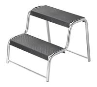 Escalera de doble escalón para caravanas/autocaravanas ProPlus 360822, Negro