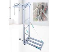 Escalera de elevación resistente de montaje en pared para unidad exterior, grúa multifunción para instalación y mantenimiento de aire acondicionado