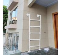 Escalera de Emergencia para Hueco de Ventana | Escalera de Salida de sótano Fija de Pared para áticos, literas y Apartamentos | Escalera de Entrada y Salida (1,43 m/4,7 pies)